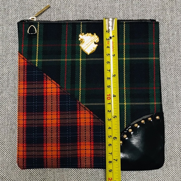 MAC Cosmetic Bag Tartan Plaid Pattern - Picture 9 of 9